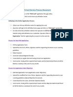 PAN Card Service Process Document