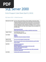 Upgrading SQL Server 2000 Cubesheet