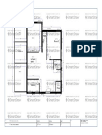 Floor plan layout of commercial and residential spaces