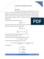 Aplikasi Persamaan Diferensial Orde 2