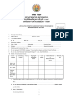 Registration Form MPhil