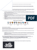 Identify Minerals Using Physical and Chemical Properties