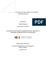 Pestel Analysis of Tata Steel in United Kingdom (Uk) : Shamim Rehman
