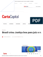 Brasil Criou Justiça Boa para Juiz e Ruim para A População - CartaCapital