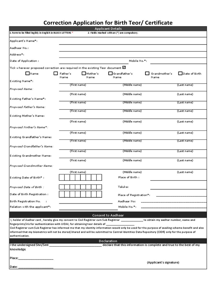 HOW TO WRITE APPLICATION FOR BIRTH CERTIFICATE CORRECTION visual data 7