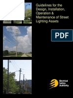 Guidelines For The Design, Installation, Operation & Maintenance of Street Lighting Assets