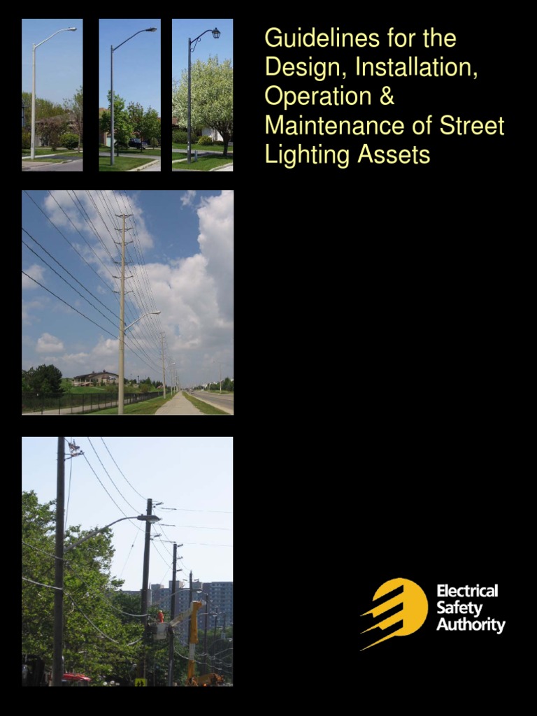 Guidelines For The Design, Installation, Operation & Maintenance of Street Lighting Assets PDF