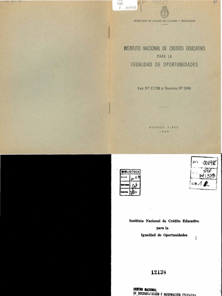 Igualdad de Oportunidades Educativas | PDF | Gobierno