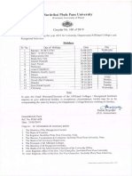 Holidays During the Year 2019 for University Departments Affiliated College