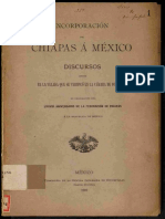 Aniversario de La Federalización Chiapas 1902
