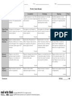 Rubric Puppet PDF