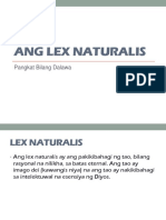 Ang Lex Naturalis