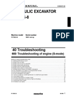 PC78US-8 Troubleshooting of Engine (S-Mode)