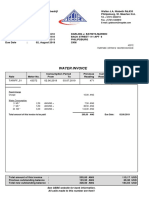 Water Invoice: Invoice No.: 2008804282 Contract Acc No.: 1123908 Invoice Date: 03, July 2019