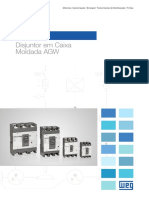 AGW Disjuntor Caixa Moldada Proteção Curto-circuito Sobrecarga