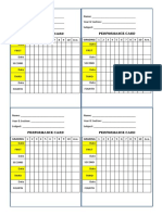 Recitation Cards