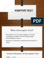 Descriptive Text