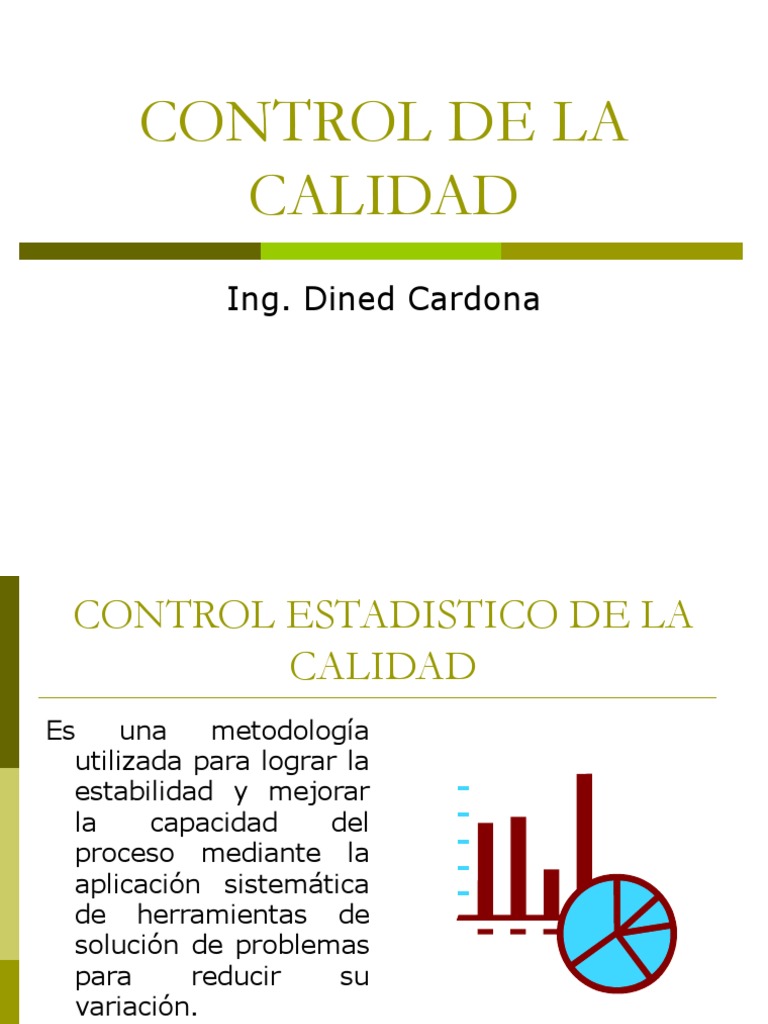 Control Estadístico de la Calidad | PDF | Estadísticas | Science