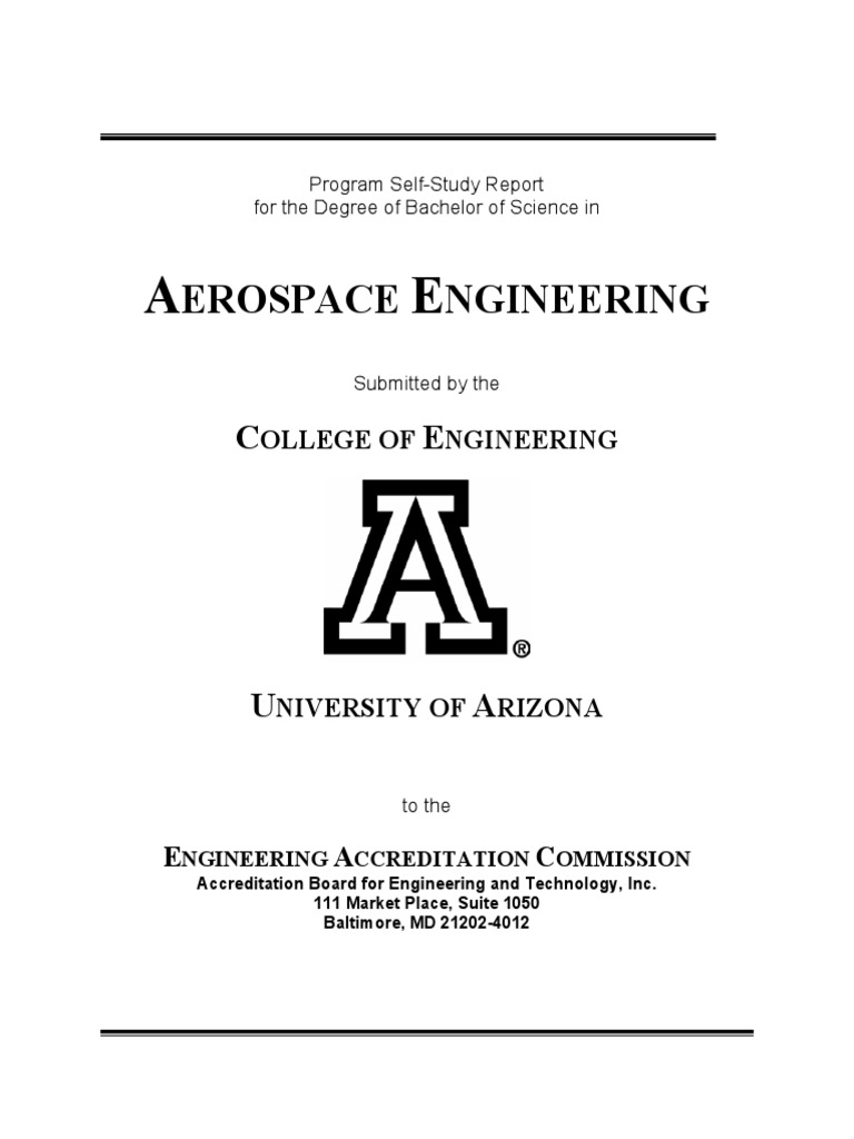 Aerospace Engineering Self-Study Report | PDF | Students | Test ...