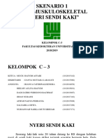 Diagnosis banding yang perlu dipertimbangkan adalah fraktur tulangkaki, cedera ligamen lainnya, tendinitis, bursitis, dan artritis