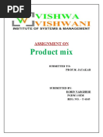 Download Product Mix of 3 COMPANIES by Syam Mukundan Pillai SN42607325 doc pdf