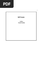 SAP Scripts: Author Banda Sindhu