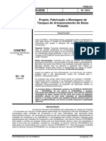 Projeto, fabricação e montagem de tanques de armazenamento de baixa pressão