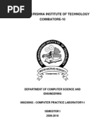 Cp Lab 1 Manual 2009-Srit