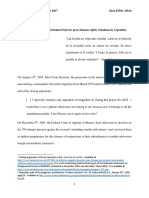 Research Paper - Alban J - Nunca Más. The Future of Criminal Trials For Gross Human Rights Violations in Argentina