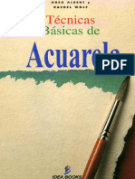 Acuarela Tecnicas Basicas de Acuarela Excelenteee Tecnias y Mezcla Colores y Acuarelas