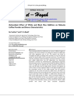 Effect of White and Black Rice Addition On Robusta PDF