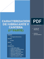 Caracterizacion de Subrasante y Canteras