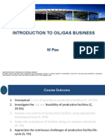 Introduction To Oil/Gas Business: W Pao