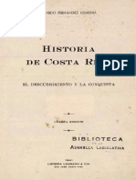 Historia de Costa Rica El Descubrimiento y La Conquista PDF