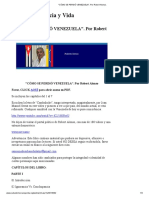 Cómo Se Perdió Venezuela - Por Robert Alonso