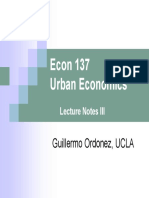 Econ 137 Urban Economics: Guillermo Ordonez, UCLA