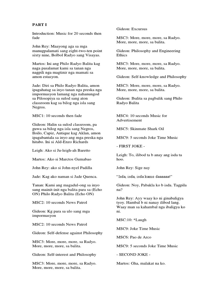 Script Philosophy | PDF
