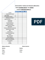 Inspeccion de Ambulancia Alcaldia