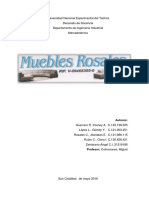 Trabajo Final Mercadotecnia - Muebles Los Rosales