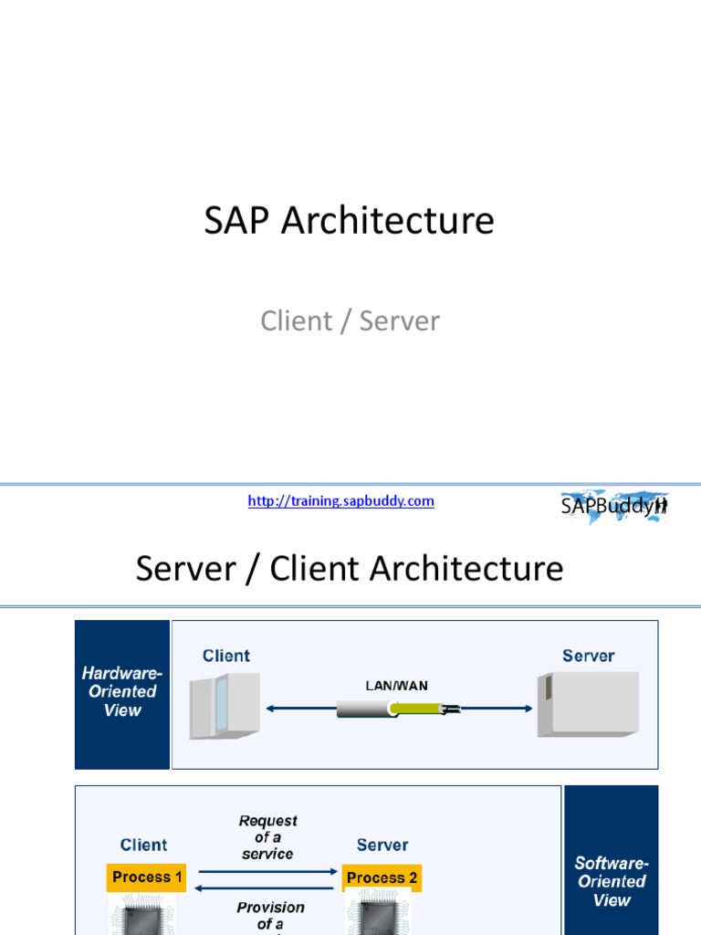 SAP Server Architecture | PDF | Technology & Engineering