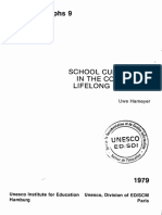 1979 - Unesco - School Curriculum in The Context of Lifelong Learning PDF