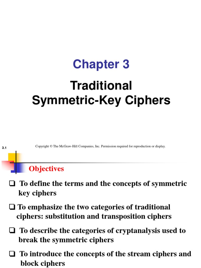 Traditional Symmetric-Key Ciphers | PDF | Cipher | Cryptography