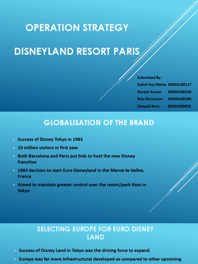 Disneyland Paris Marketing Challenges | PDF | Economies | Business