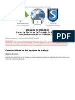 Manual Curso Tecnicas de Trabajo en Equipo Caracter Sticas de Los Equipos de Trabajo PDF