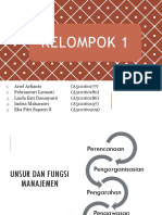 Unsur Dan Fungsi Manajemen