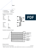 Webench Transformer Report: Transformer Electrical Diagram Primary Secondary