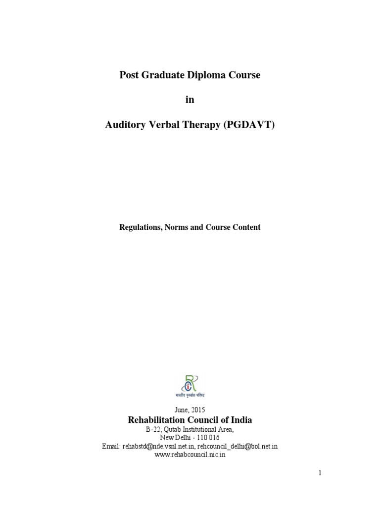2 Regulations AVT 27215 Final 1 PDF Hearing Loss Child Development