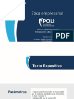 Texto Expositivo y Ética de La Empresa PDF