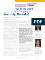 Security Threats?: Will Your Move To The Cloud Open Up Your Company To