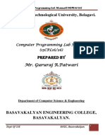 Visvesvaraya Technological University, Belagavi.: Prepared by Mr. Gururaj R.Patwari